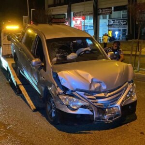 alkollu surucu park halindeki araclara carpti thBDgqQH